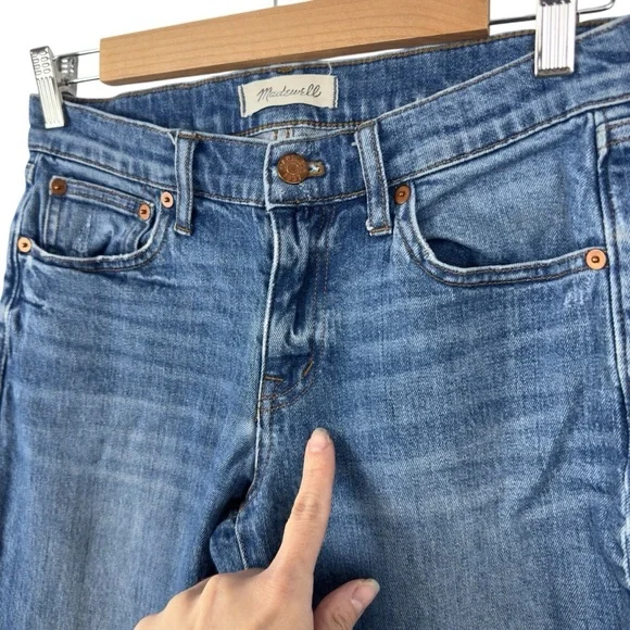 Madewell The Slim Boyjean in Walton Wash Size 25 - Picture 8 of 16